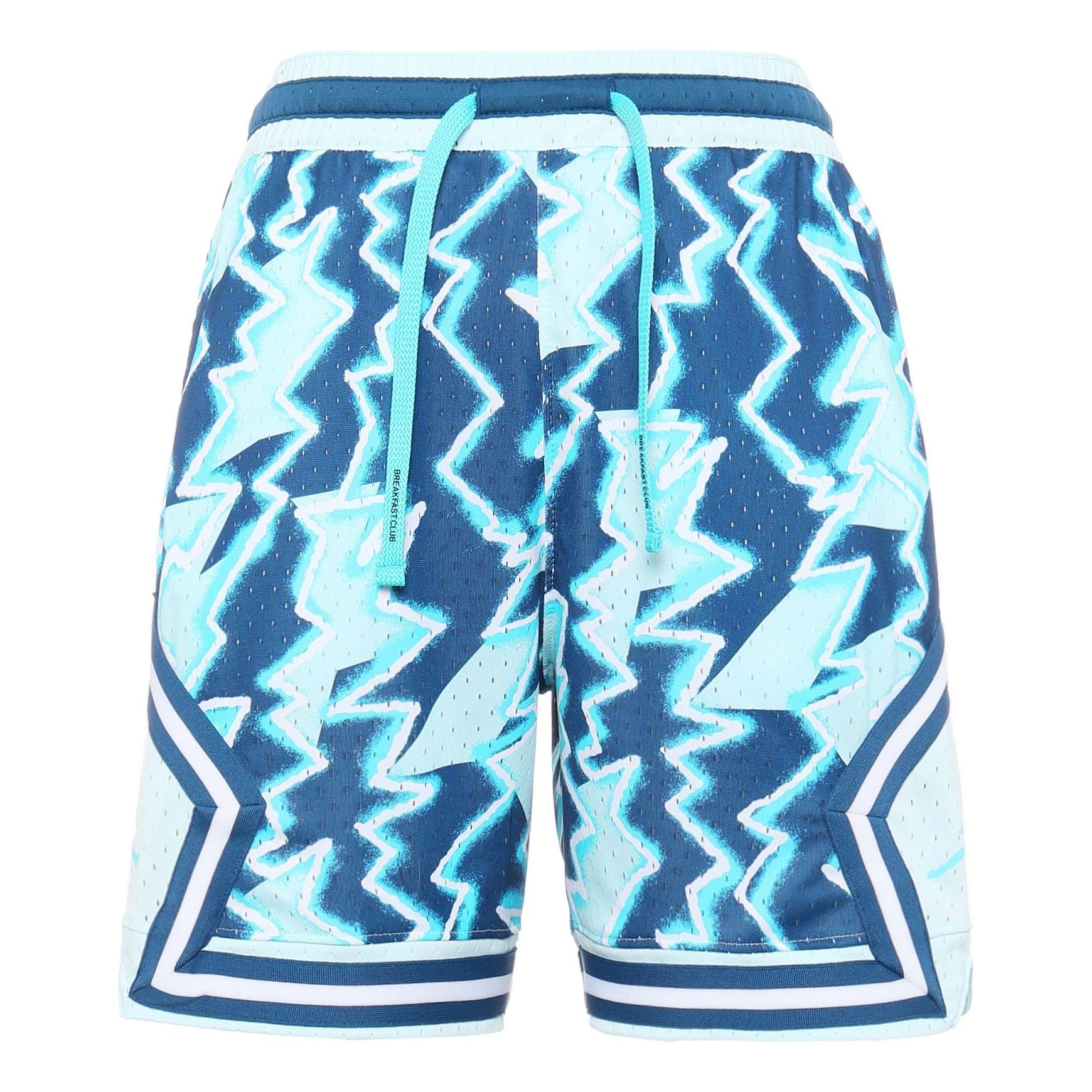 Air Jordan Dri-FIT Contrasting Colors Drawstring Casual Sports Shorts Blue DQ733
