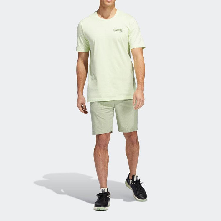 Image of Men's adidas mesh Solid Color Straight Shorts Green H54070