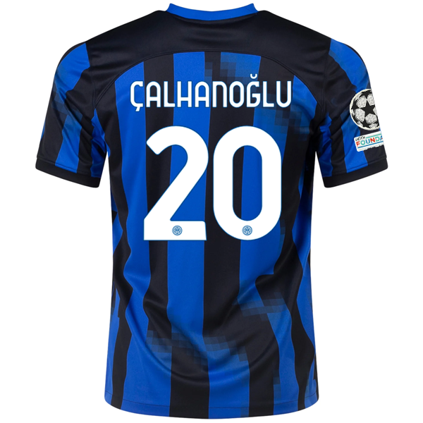 Nike Inter Milan Hakan Çalhanoğlu Home Jersey w/ Champions League+ Copa Italia P