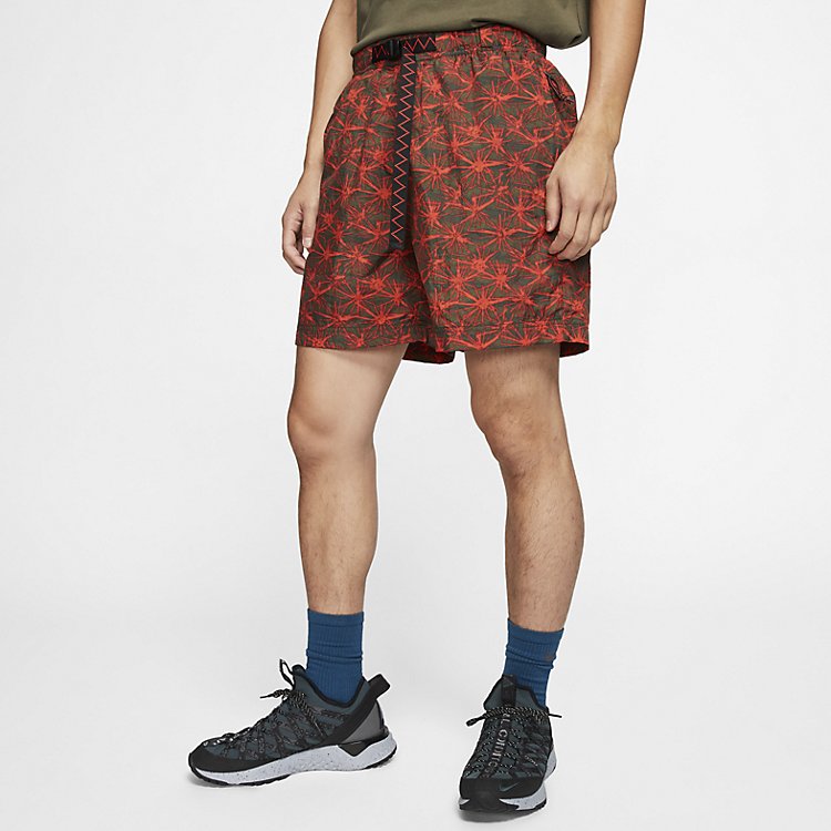 Image of Nike ACG AOP Woven Short 'Rush Red' CT2955-675