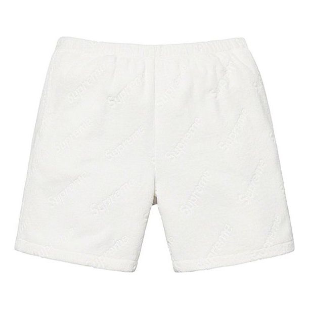 Image of Supreme SS19 Terry Jacquard Logo Short logo SUP-SS19-10447