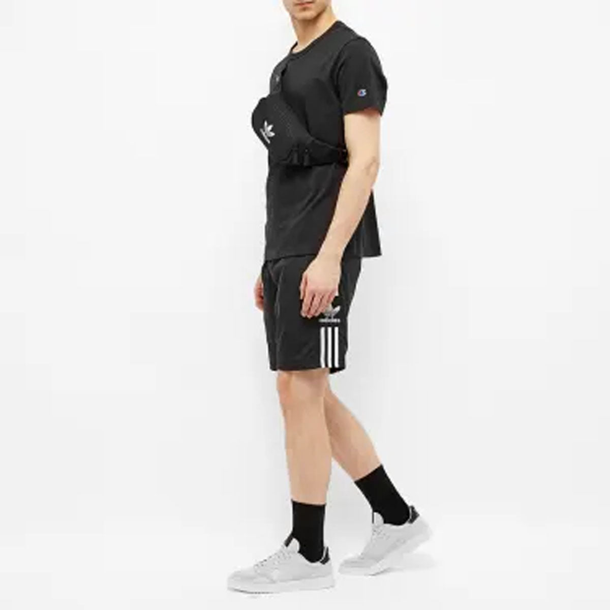 adidas Adicolor Ripstop Track Shorts 'Black' FM9997