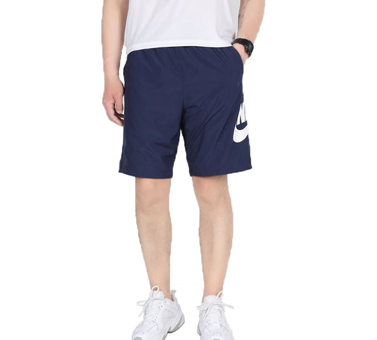 Nike Ce Short Woven Hybrid Large Logo Sports Training Shorts Navy Blue CJ4441-41