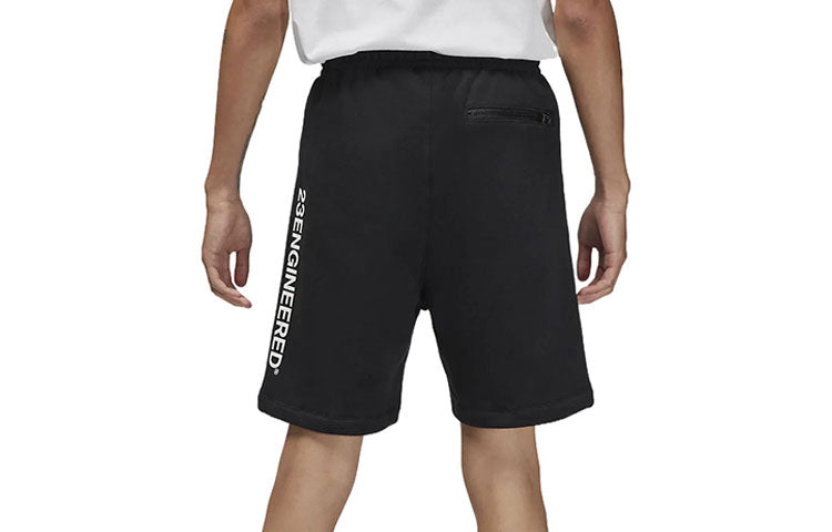 Image of Air Jordan Alphabet Logo Straight Shorts Black DQ8083-010