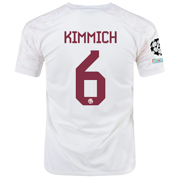 adidas Bayern Munich Joshua Kimmich Third Jersey w/ Champions League Patches 23/