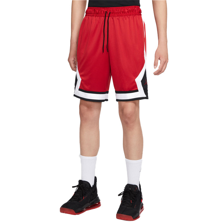 Image of Air Jordan Jumpman Diamond Basketball Shorts Red/Black/White CV6023-687