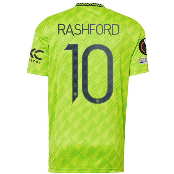 Image of adidas Manchester United Marcus Rashford Third Jersey w/ Europa League Patches 2