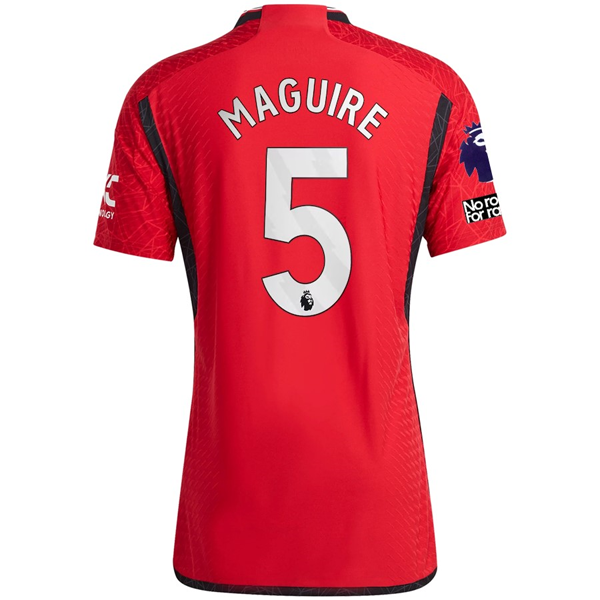 adidas Manchester United Authentic Harry Maguire Home Jersey 23/24 w/ EPL + No R