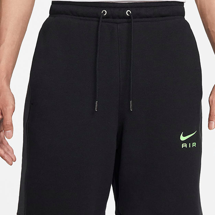 Image of Nike Sportswear Air French Terry Shorts 'Black' DQ4211-011