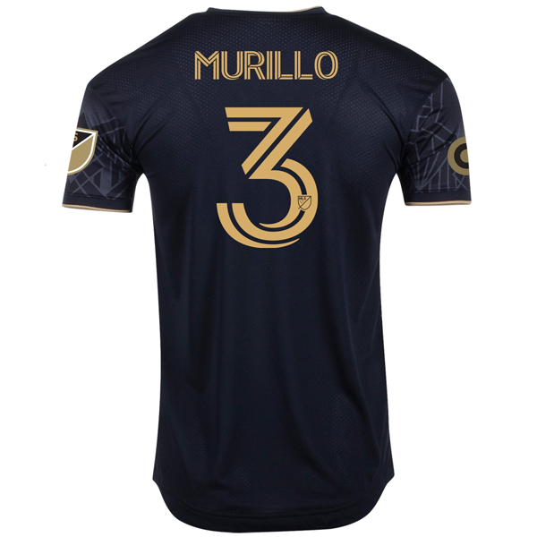 adidas LAFC Authentic Jesus David Murillo Home Jersey w/ MLS + Target Patches 22