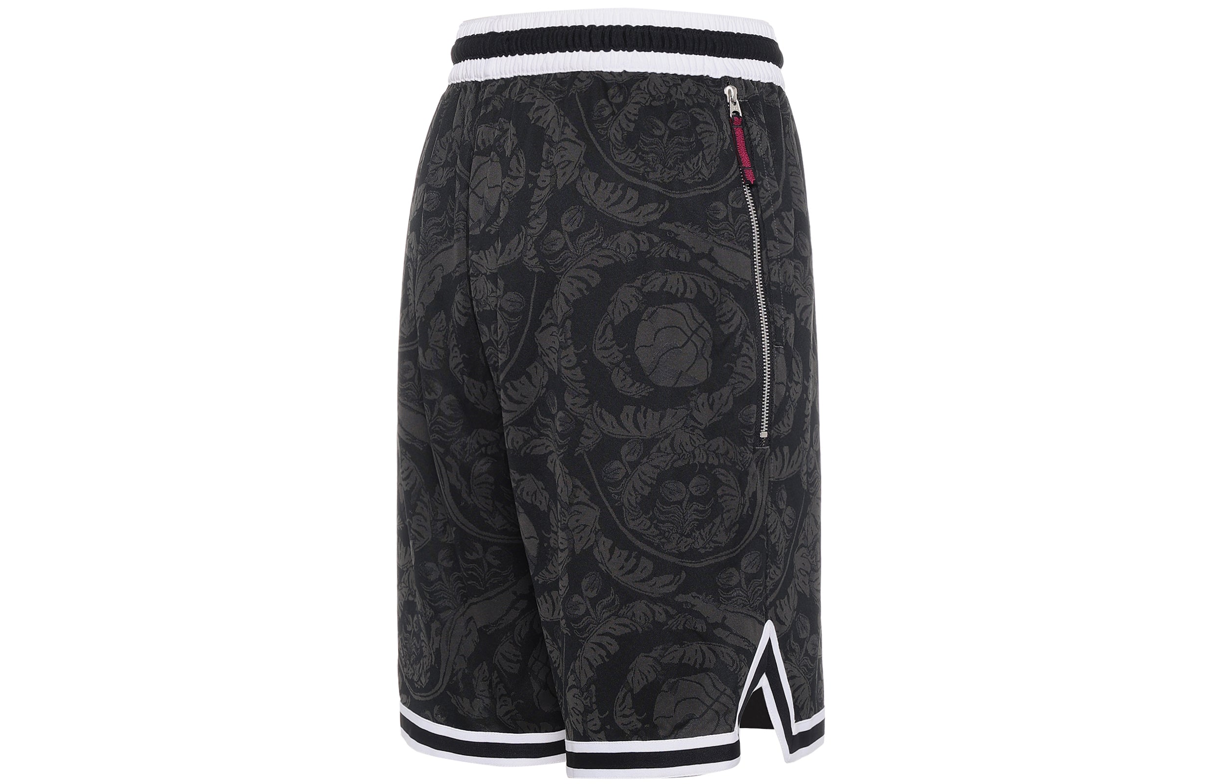 Image of Men's Nike Flowers Full Print Casual Sports Shorts Gray CV1905-011