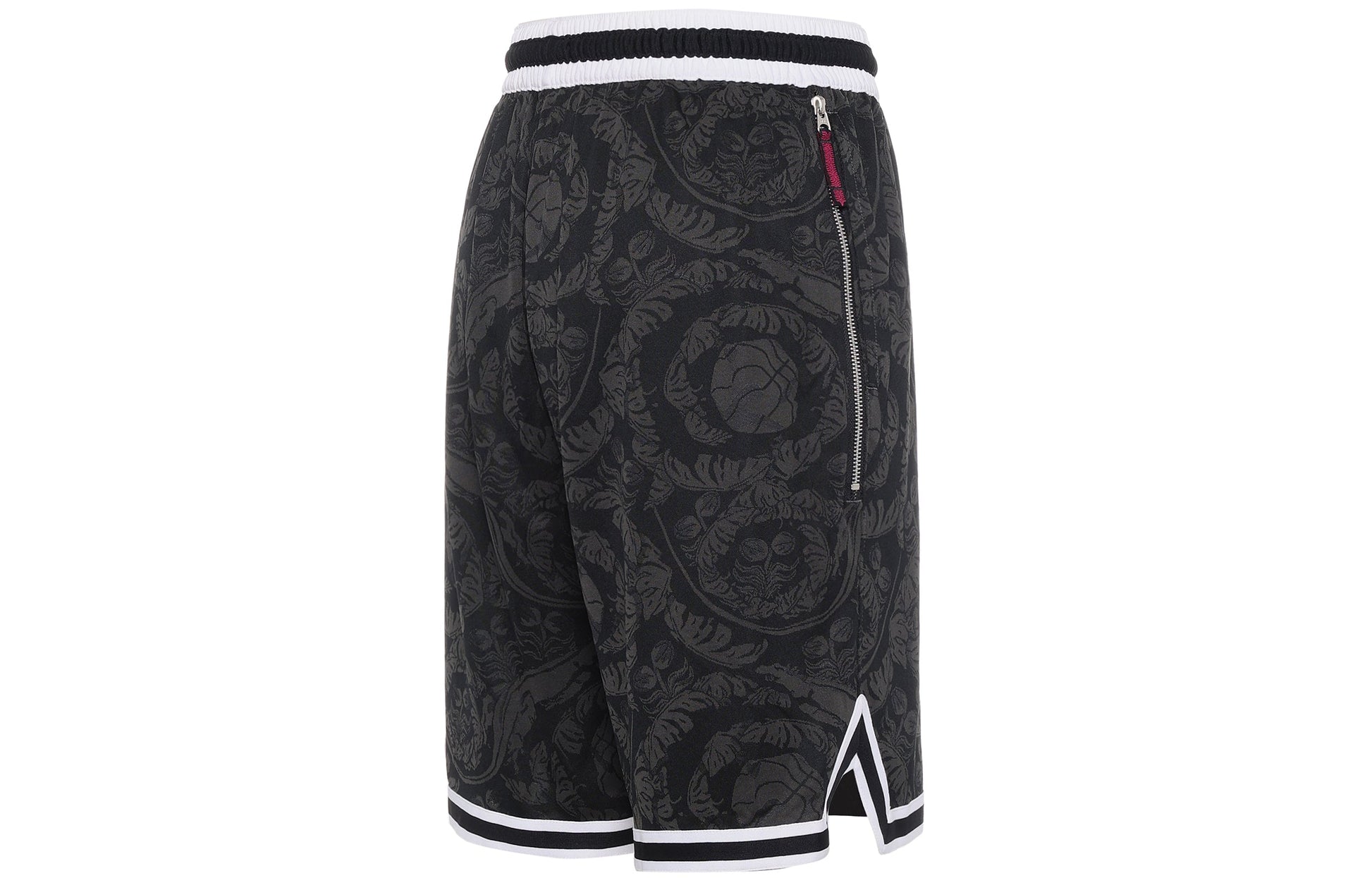 Men's Nike Flowers Full Print Casual Sports Shorts Gray CV1905-011