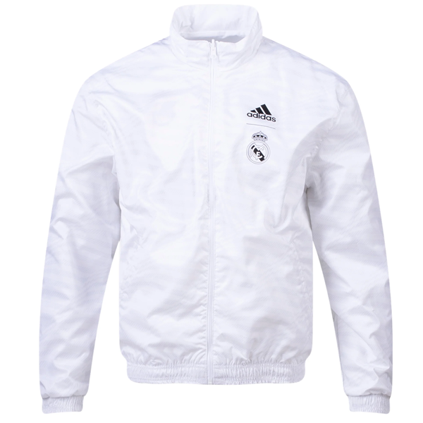 adidas Real Madrid Reversible Anthem Jacket (White)