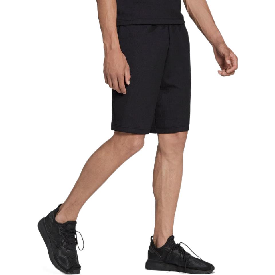 Image of Men's adidas Solid Color Straight Shorts Black HC4616