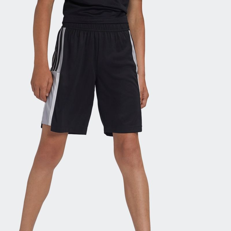 (GS) adidas Bold Aeroready Shorts 'Black Glory Grey' GE0556