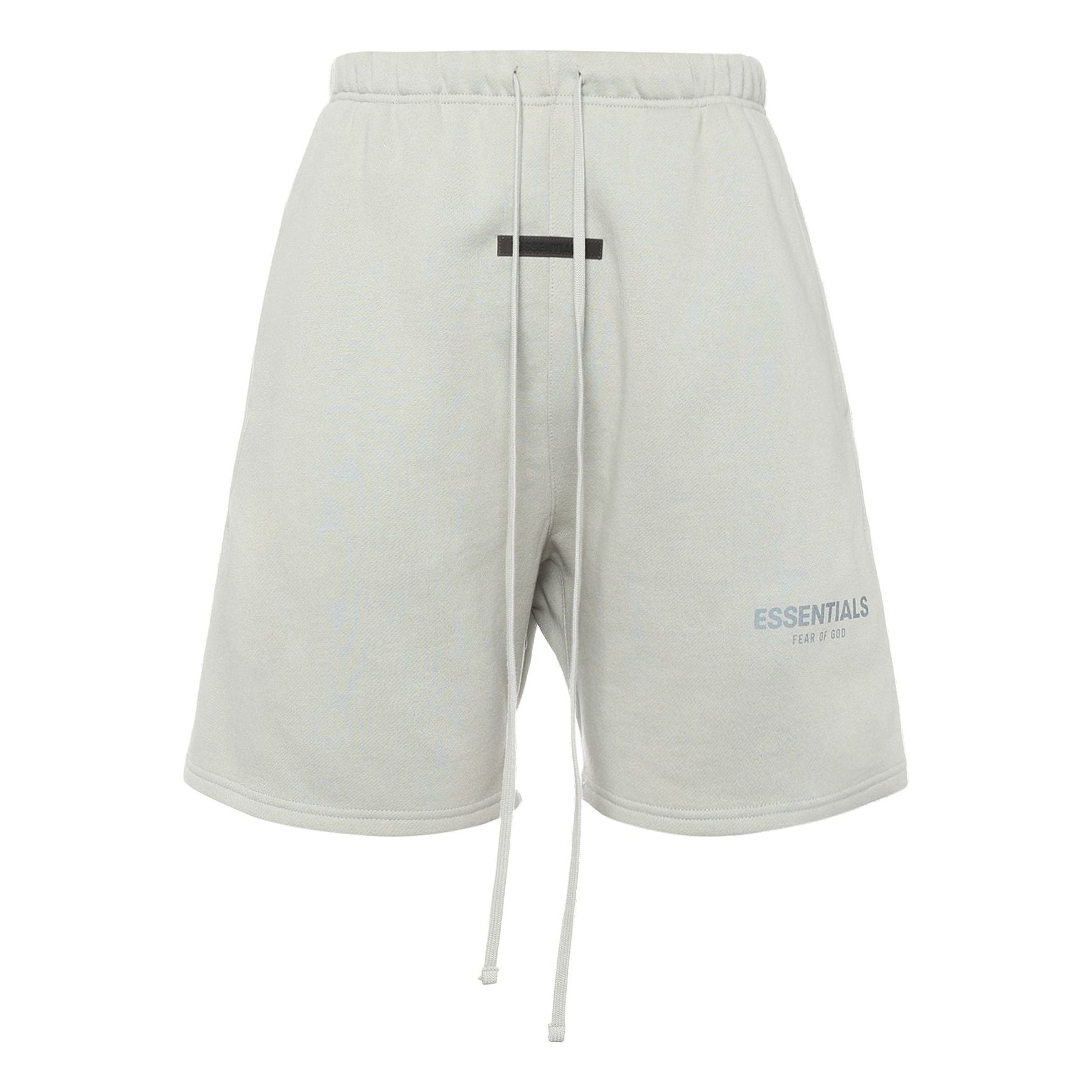 Image of Fear of God Essentials FW21 Fleece Sweat Shorts Green FOG-FW21-121