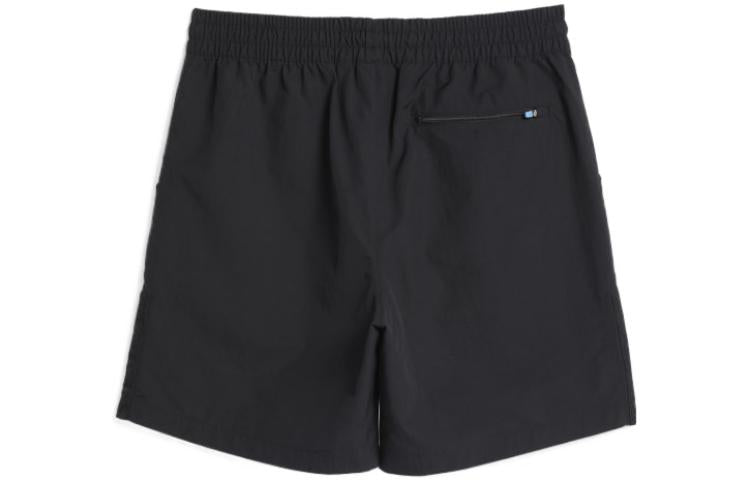Image of adidas Solid Color Loose Casual Shorts Unisex Black HA1290