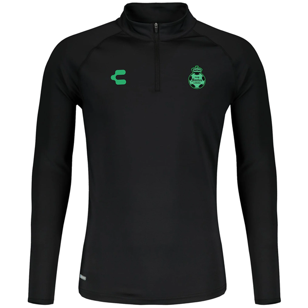 Charly Santos Training Top Jacket 23/24 (Black/Green)