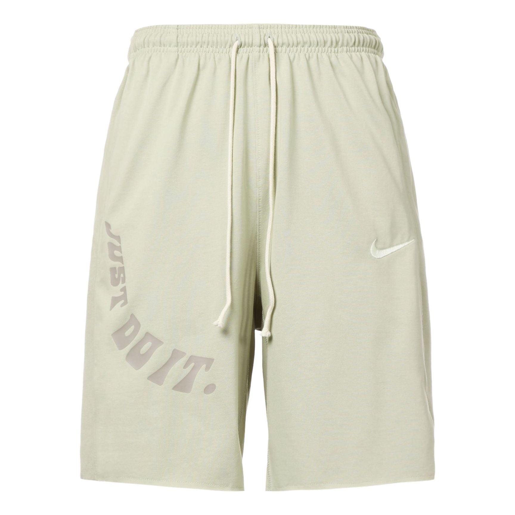 Image of Men's Nike Logo Embroidered Alphabet Printing Elastic Waistband Straight Casual