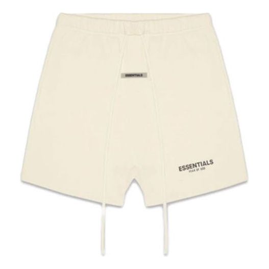 Image of Fear of God Essentials SS20 Fleece Shorts Buttercream FOG-SS20-285