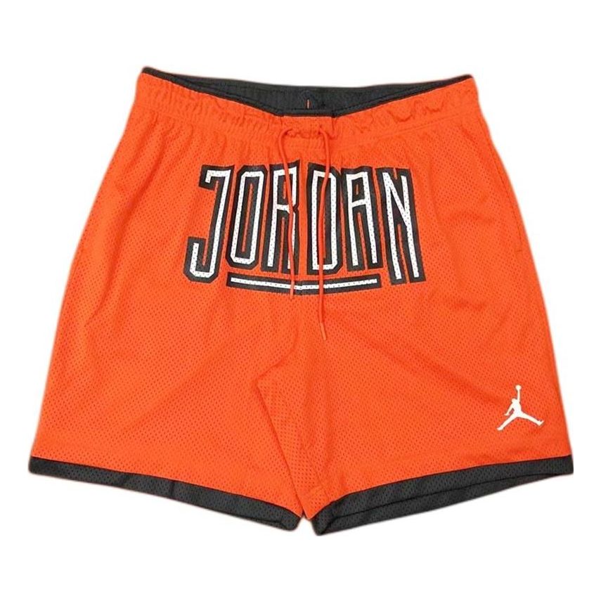 Image of Air Jordan Wordmark Basketball Shorts 'Orange' DX6601-869