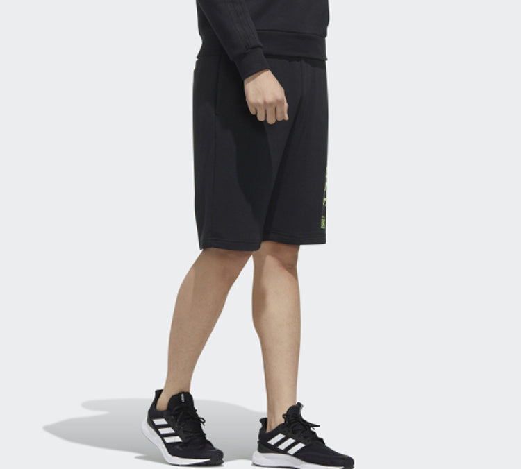 Image of adidas neo M Faves Short 1 Printing Shorts Black FP7299