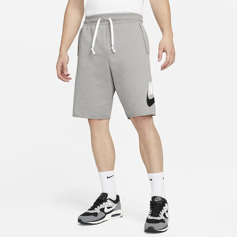 Men's Nike Lacing Breathable Logo Sports Shorts Gray DM6817-029
