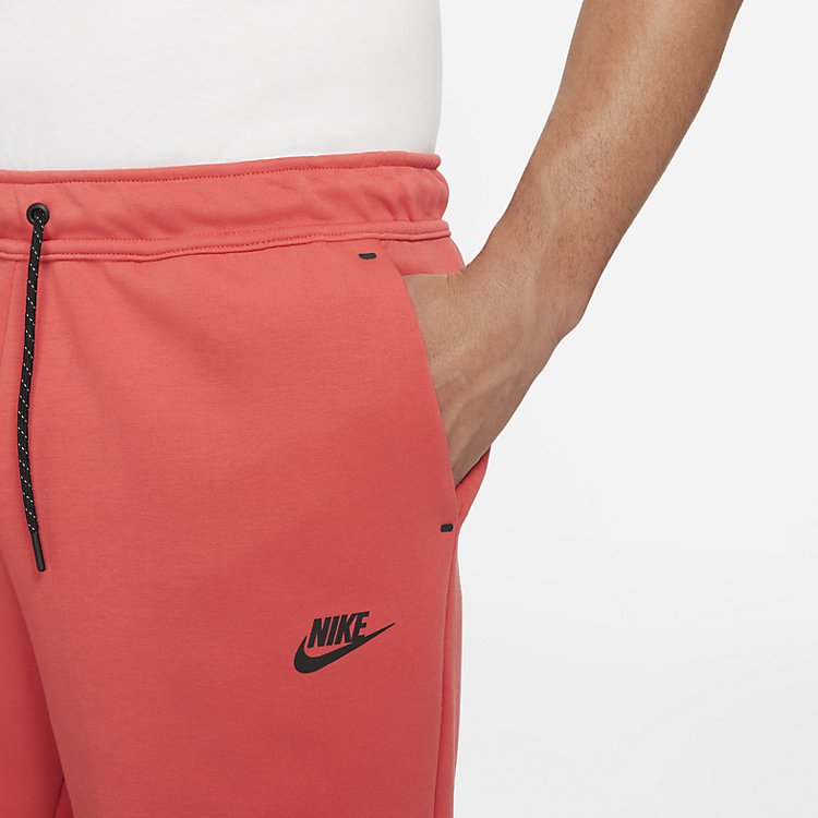 Image of Nike Sportswear Tech Fleece Revival Shorts 'Lobster Red' CU4503-605