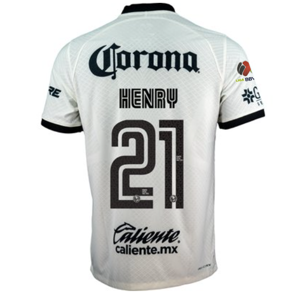 Nike Club America Authentic Match Henry Martin Third Jersey w/ Liga MX Patch 22/