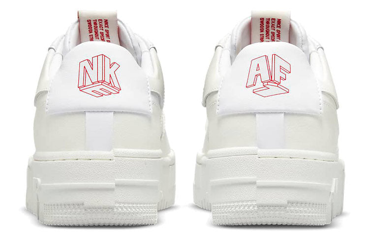 (WMNS) Nike Air Force 1 Pixel 'Summit White Red Tag' CK6649-105