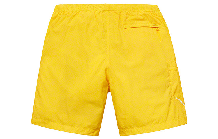 Supreme SS19 Nylon Trail Short Casual Shorts Yellow SUP-SS19-10367