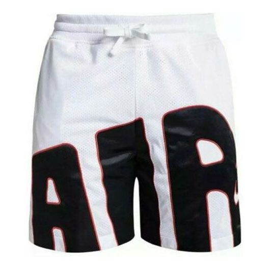 Image of Freizeitshorts mit Kordelzug und Alphabet-Logo-Druck für Herren von Nike Weiß BV7737-100