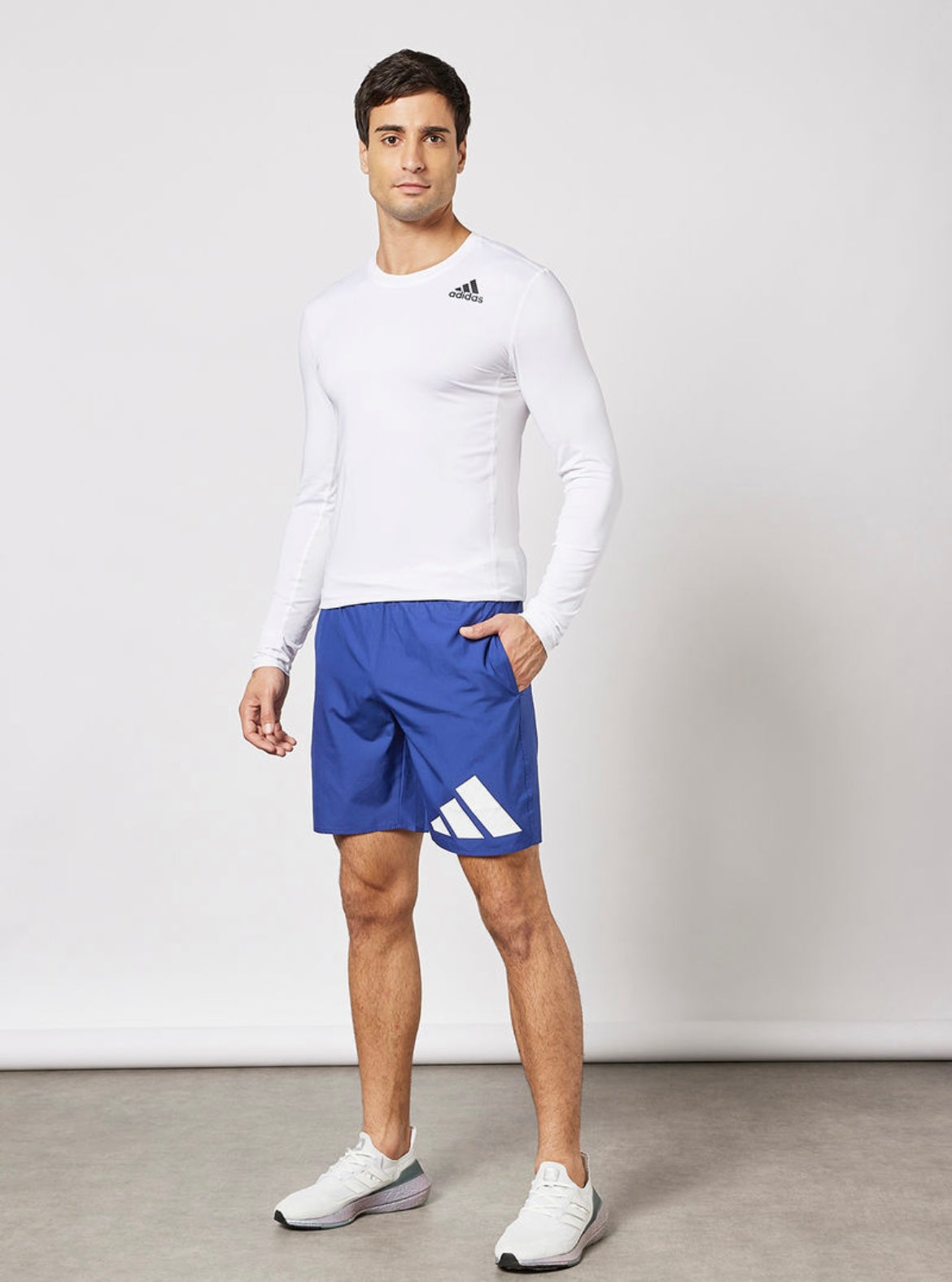 Image of قميص التدريب المتقاطع المضغوط من Adidas Techfit