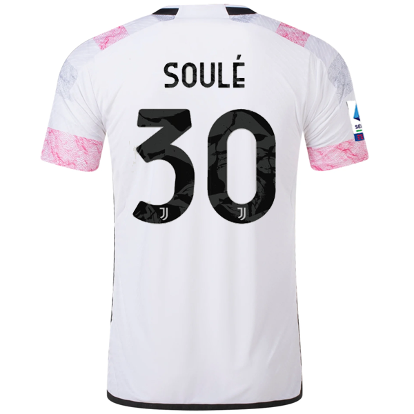 Image of adidas Juventus Authentic Soule Away Jersey w/ Serie A Patch 23/24 (White)