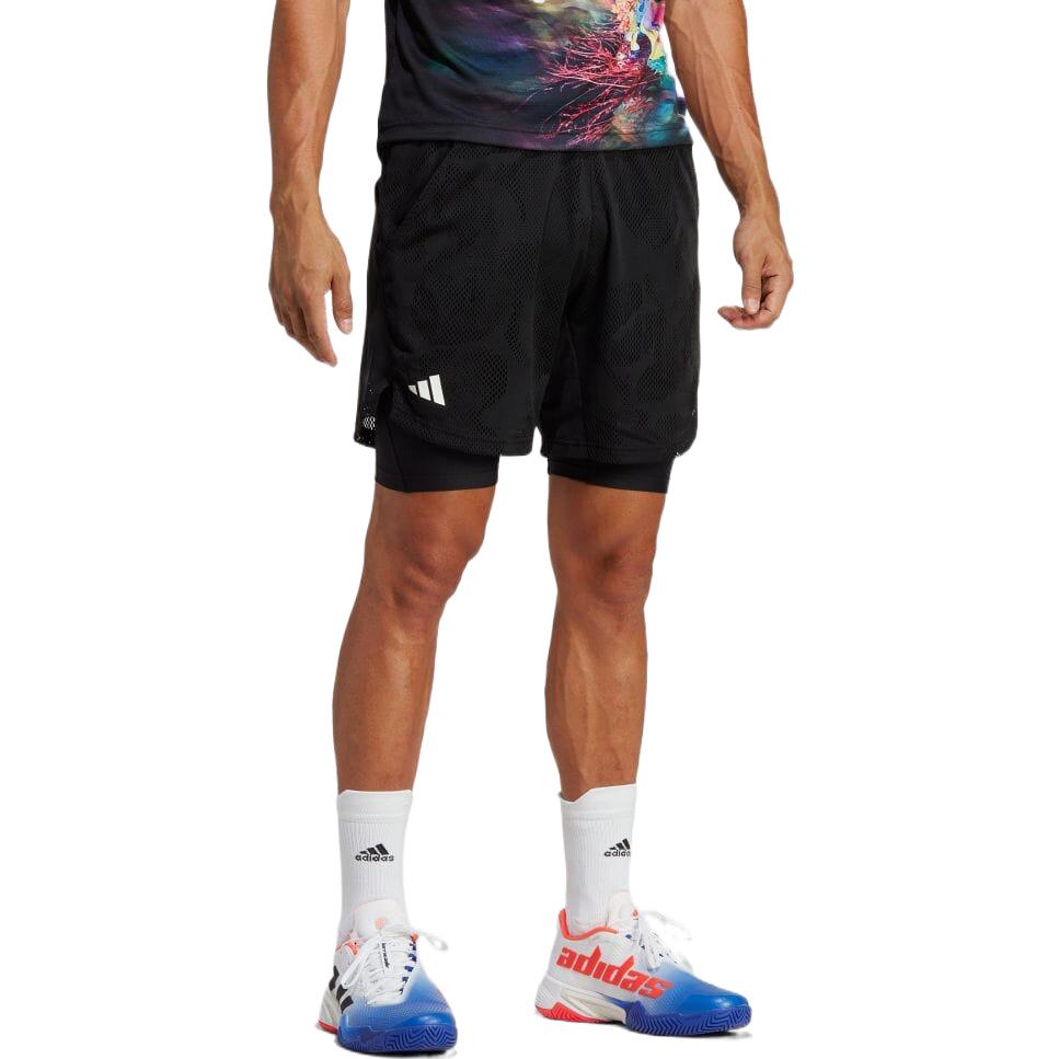 Image of adidas Melbourne Tennis Two-in-one 7-Inch Shorts HT7218