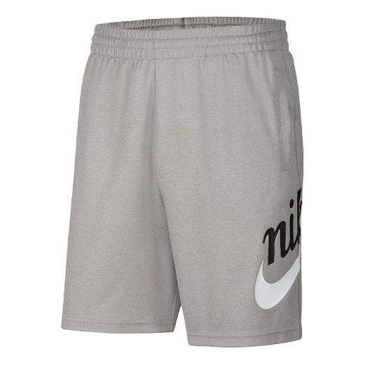 Nike SB Sunday Logo Printing Sports Quick Dry Knit Skateboard Shorts dark grey G