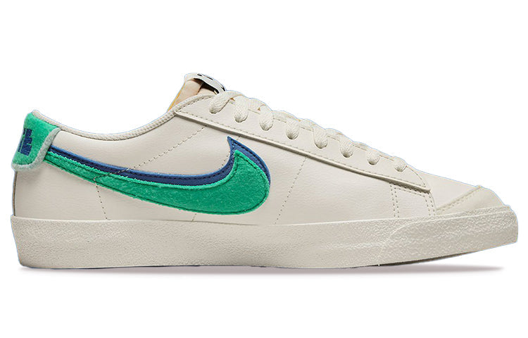 Image of Nike Blazer Low '77 SE 'Double Swoosh - Phantom Green Royal' DO9777-001