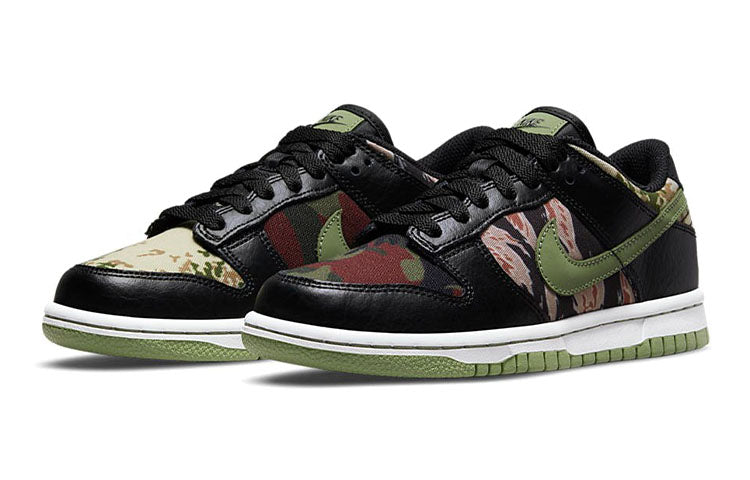 (GS) Nike Dunk Low SE 'Black Multi-Camo' DB1909-001