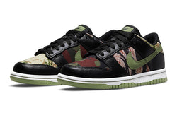 Image of (GS) Nike Dunk Low SE 'Black Multi-Camo' DB1909-001