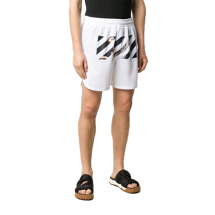 Image of OFF-WHITE Herren FW20 Caravaggio Angel Mesh OMCI005E20JER0010110