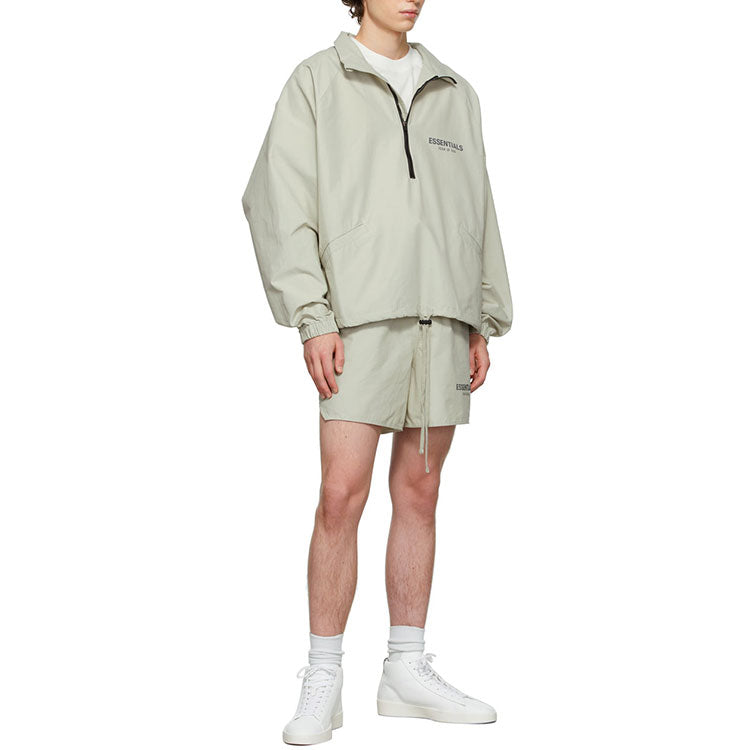Image of Fear of God Essentials FW21 Volley Shorts Green FOG-FW21-123