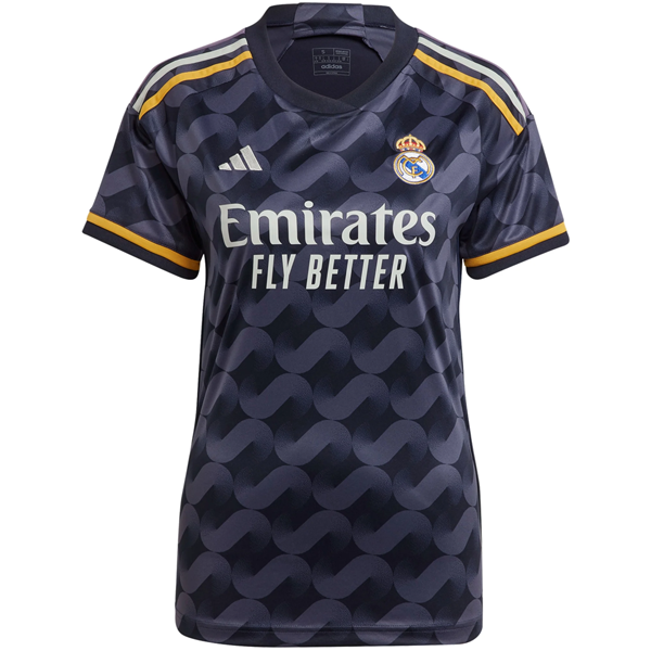 adidas Womens Real Madrid Away Jersey 23/24 (Legend Ink)