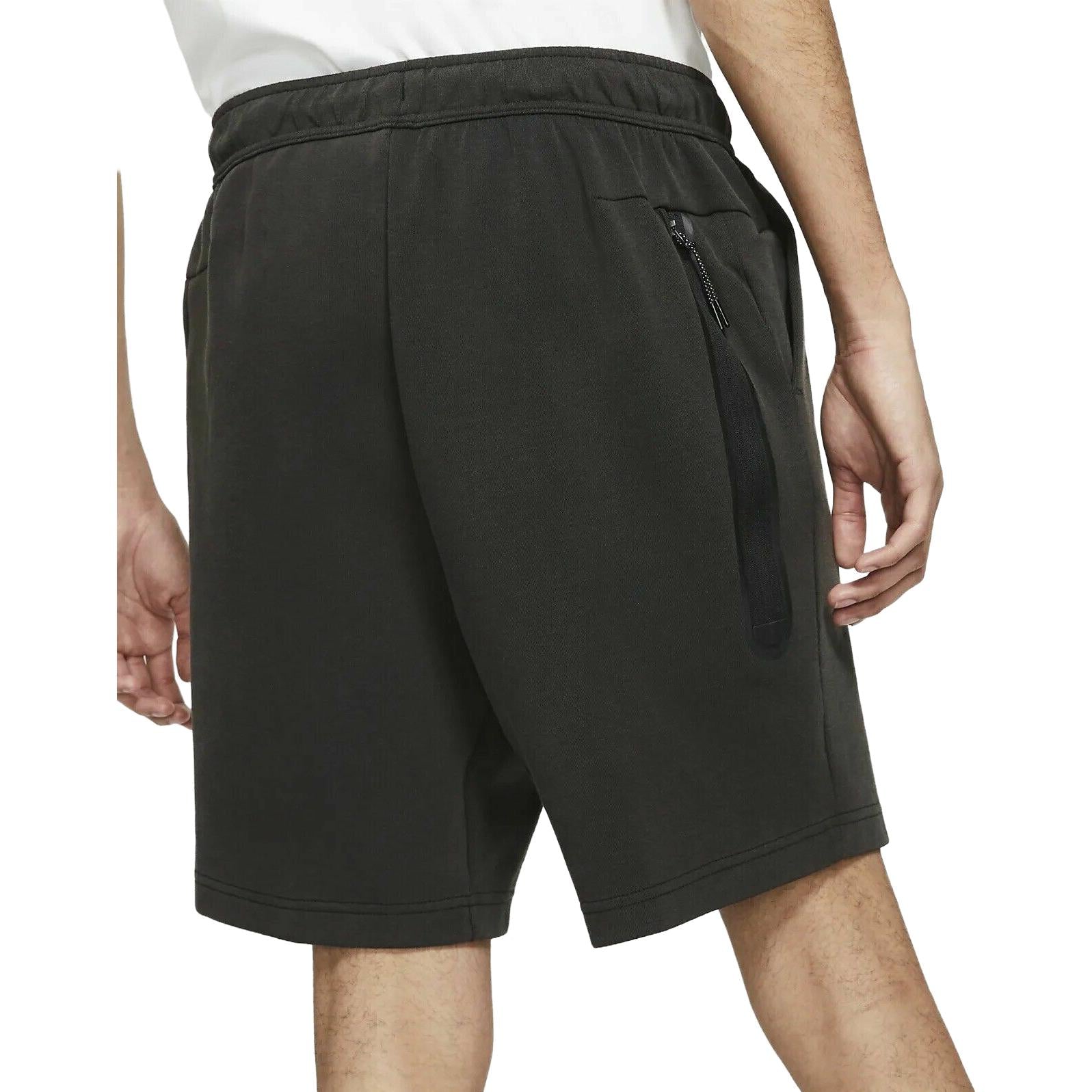 Image of Nike Sportswear Tech Fleece Washed Shorts 'Black' CZ9912-010
