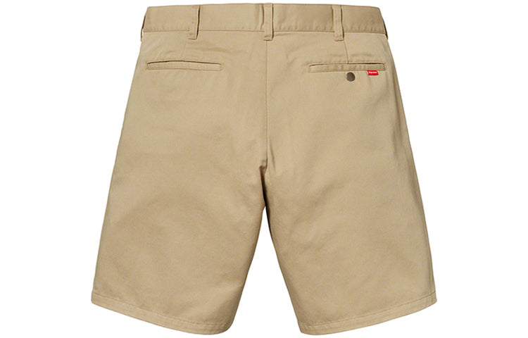 Image of Supreme SS19 Work Short Cargo Shorts Unisex Khaki SUP-SS19-10126