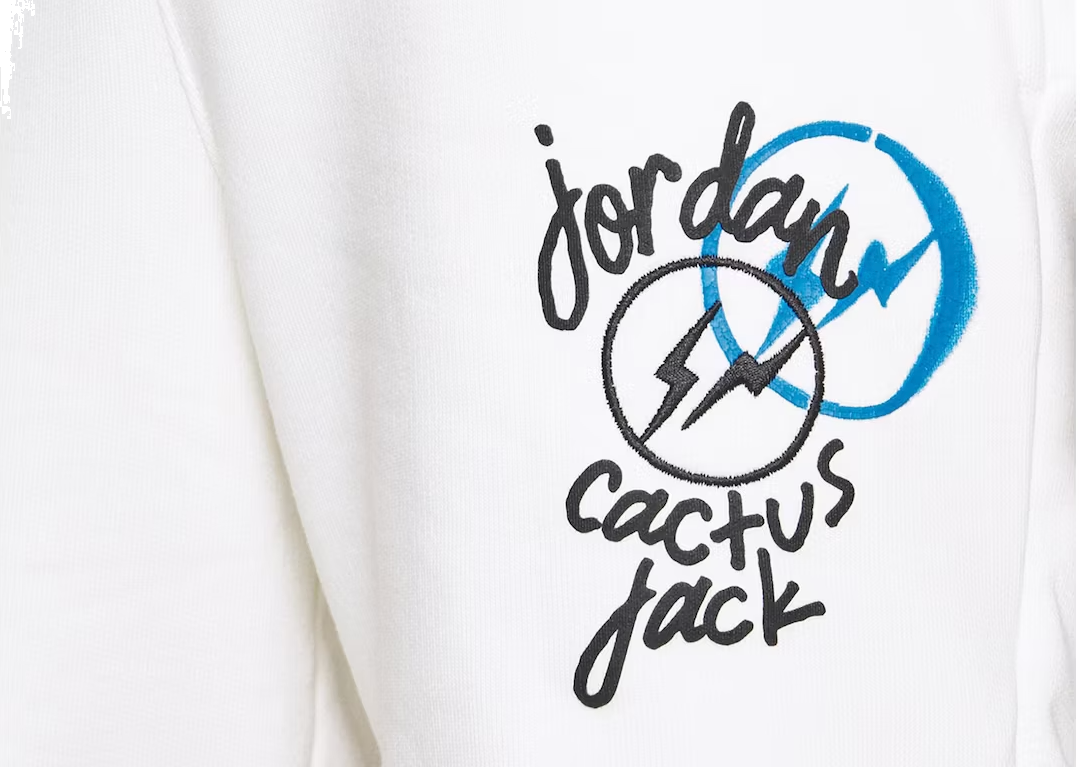 Image of Air Jordan x Travis Scott x Fragment Shorts 'White' DJ0617-133