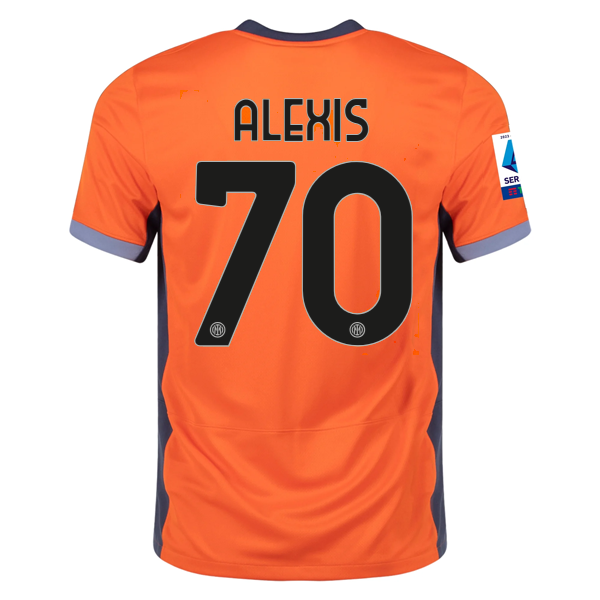 Image of Nike Inter Milan Alexis Sanchez Third Jersey w/ Serie A + Copa Italia Patches 23