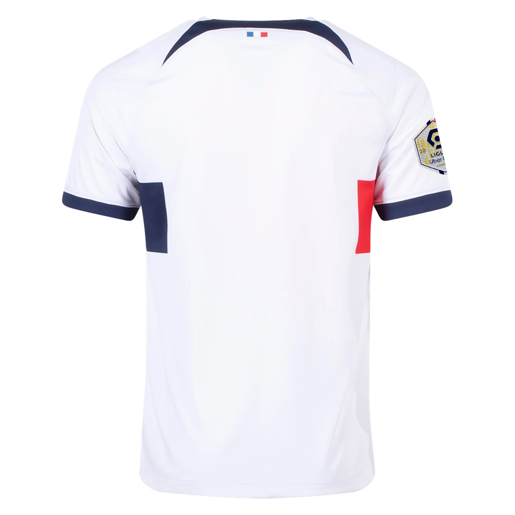 Nike Paris Saint-Germain Away Jersey w/ Ligue 1 Patch 23/24 (White/Midnight Navy