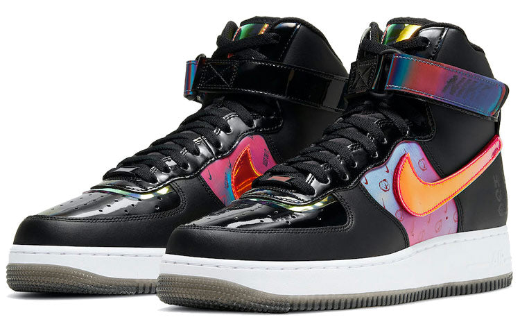 Image of Nike Air Force 1 High 07 LV8 'Black White Bright Crimson' DC0831-101