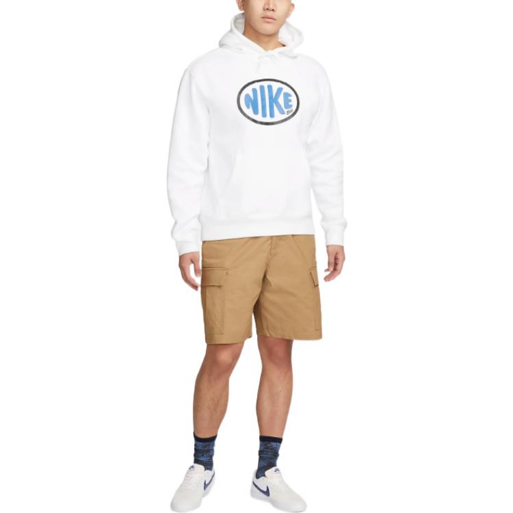 Image of Men's Nike SB Skateboard Solid Color Cargo Casual Shorts Brown DQ6293-258