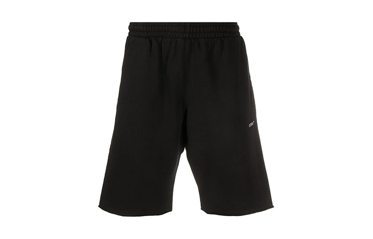 OFF-WHITE Sprayed Arrows Arrow Sports Shorts Black OMCI006E20FLE0011001